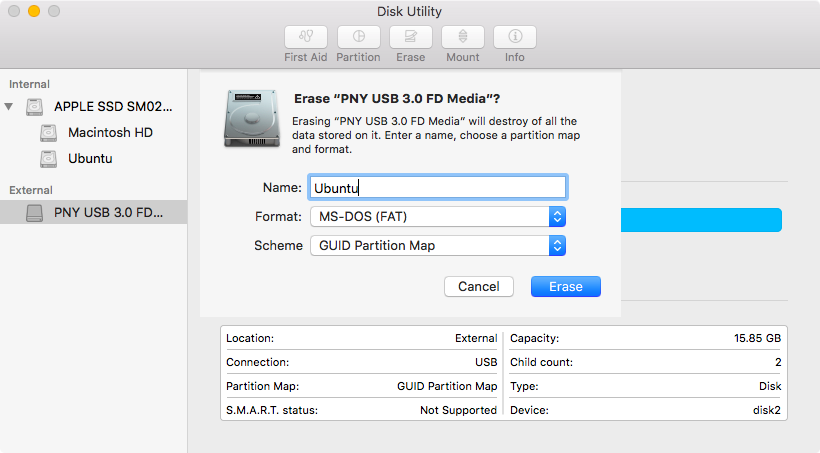 create a bootable usb drive for mac powerbook